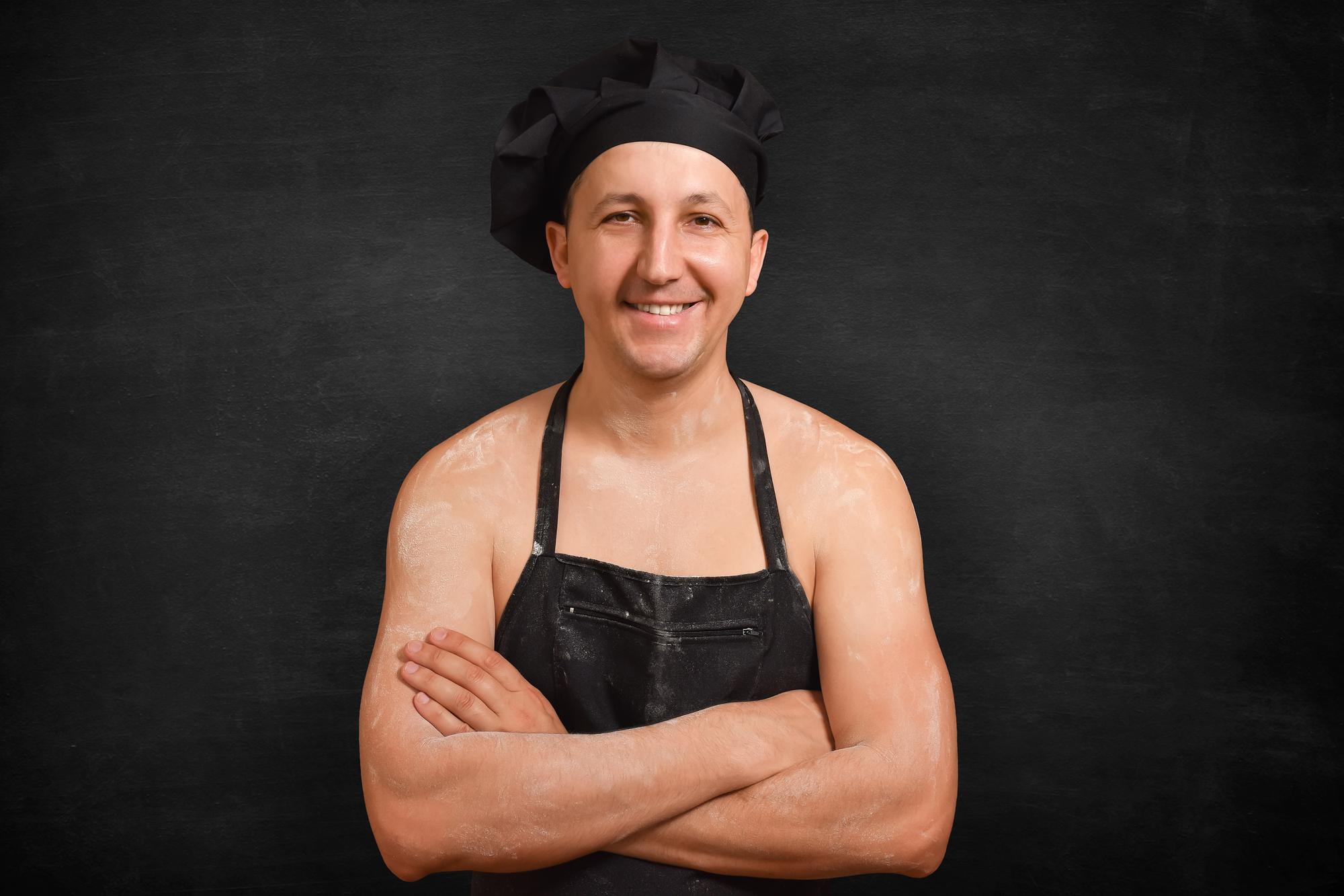 Portrait of head chef